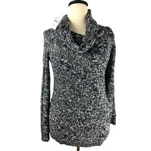 NWT Preppy Classic Motherhood Cowl Neck Knit Sweater, Women's Large